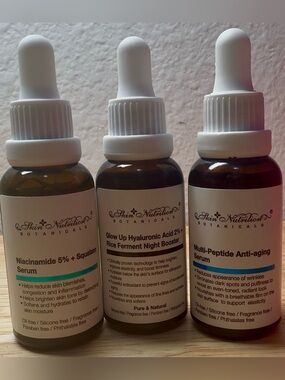 Skin Nutrition Botanicals Bundle - Skin Brightening; Anti Aging; Hyaluronic Acid